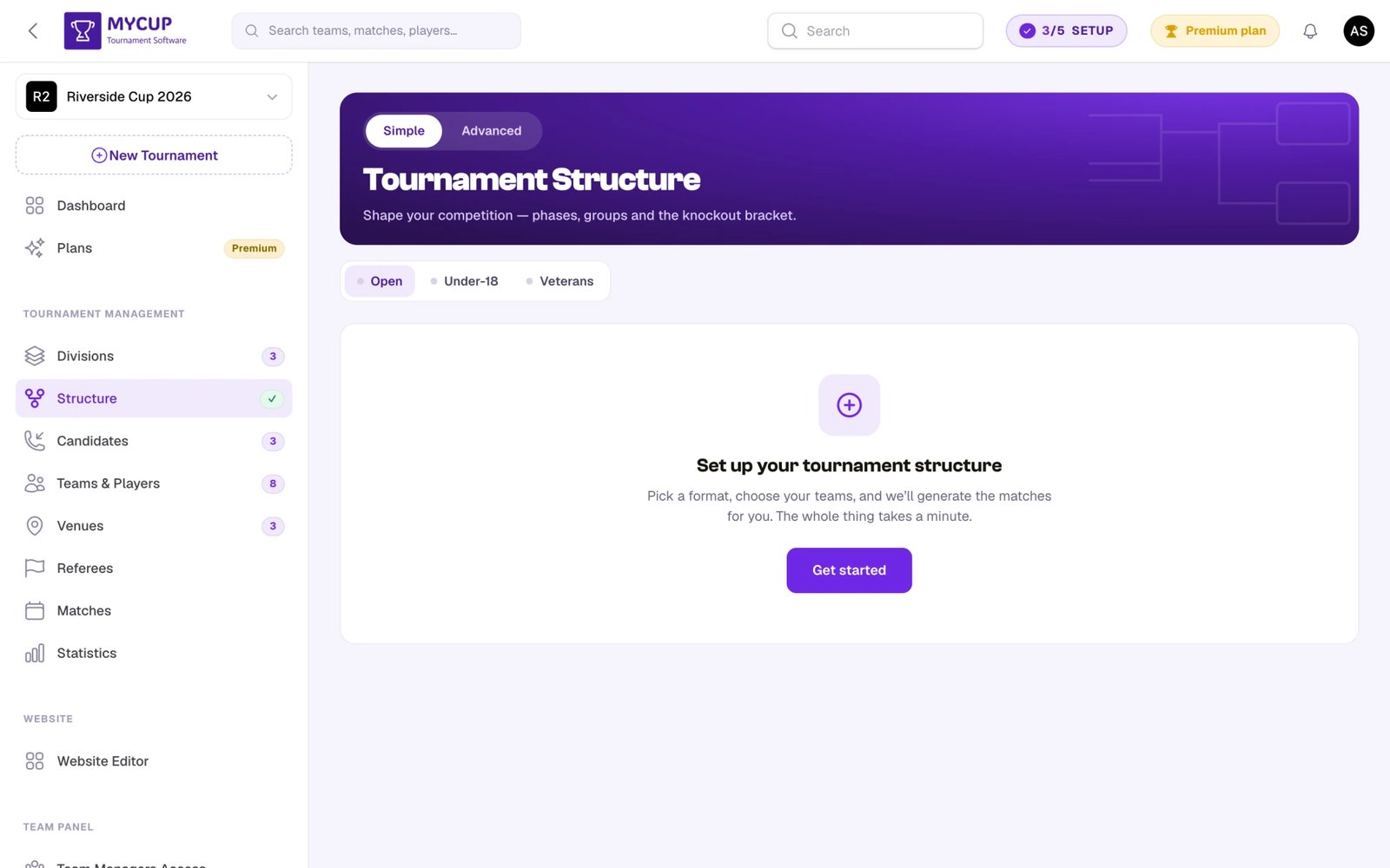 Structure page