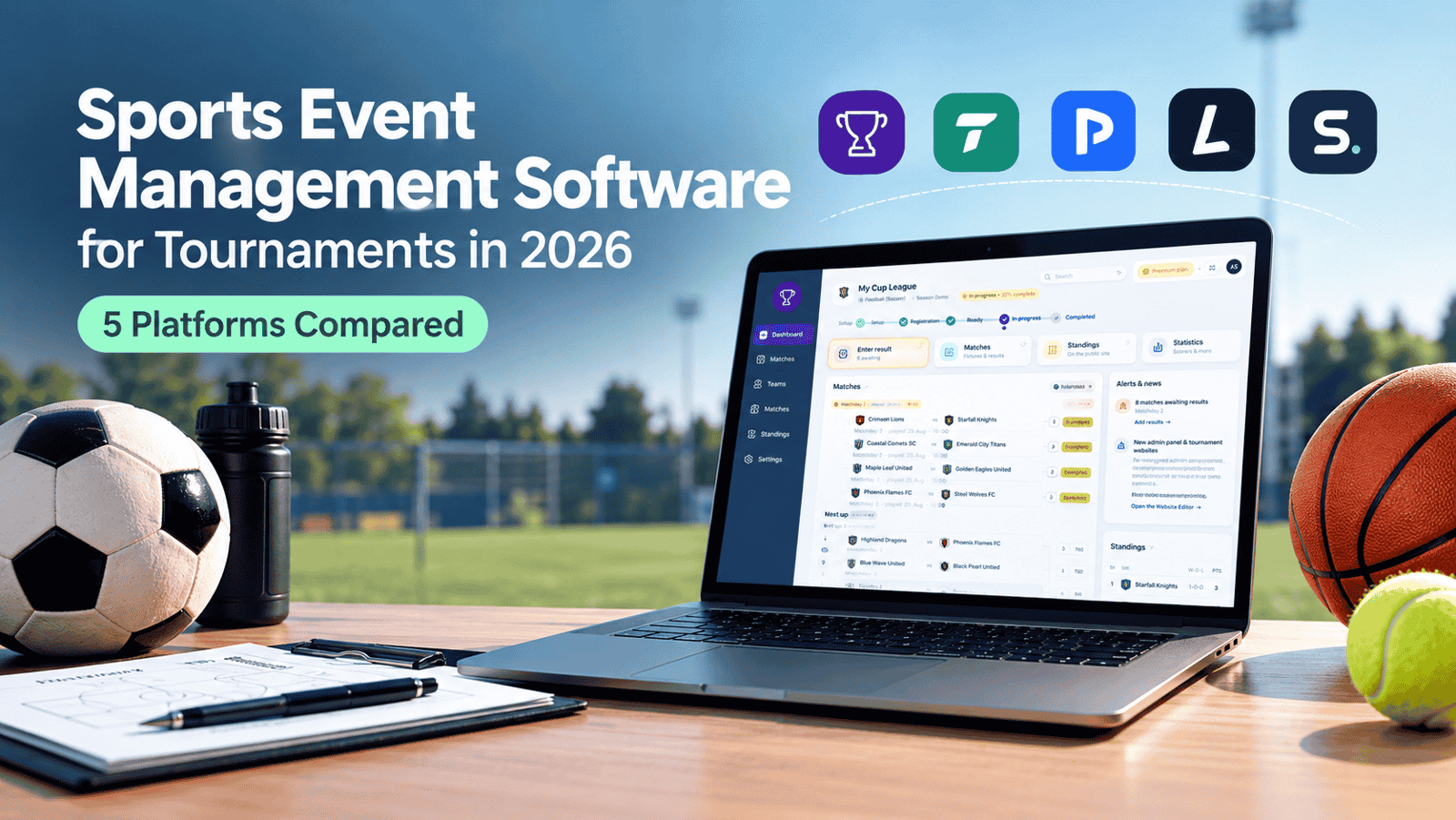 Sports Event Management Software for Tournaments in 2026: 5 Platforms Compared